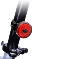 BIKE SVETLO ZADNÉ SVETLO ČERVENÉ LED VODEODOLNÉ 4 REŽIMY PREVÁDZKY