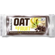 BioTech Oat Fruits ovsená tyčinka 70g Čokoládový banán