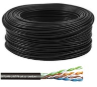 RJ45 sieťový internet LAN kábel TWISTED PAIR U/UTP cat 6 kábel na meter