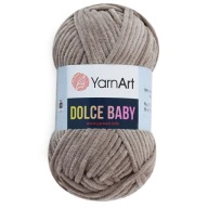 Priadza YarnArt DOLCE BABY 50g TMAVÁ BÉŽOVÁ 754