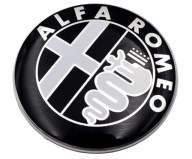 ALFA ROMEO emblémová chlopňa kapoty 74 mm čierna