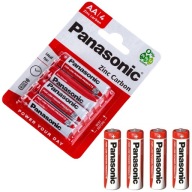 SADA BATÉRIÍ AA Panasonic 4 ks 1,5V R6 zinkovo-uhlíková batéria