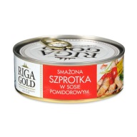 Šproty vyprážané v Pom omáčke Riga Gold 240 g