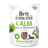 BRIT DENTAL STICK CALM HEMP&MATHERWORT 251g upokojujúca pochúťka pre psov