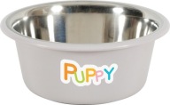 Zolux Nerezová miska pre šteniatka PUPPY 16,5cm 850ml hnedá