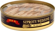 M&K údené šproty v oleji 160g