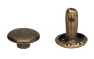 Nity 8x3x9mm LUX kožená galantéria St. Gold 100 ks