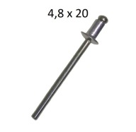 SLEPÉ NITY 4,8x20 hliníkové - oceľové balenie 100 ks. ZĽAVA!