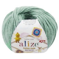 Bavlnená zlatá Hobby priadza - 15 Mint Alize 50gr