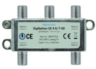 Rozdeľovač signálu CE 4 Sat, Dvb-t TechniSat