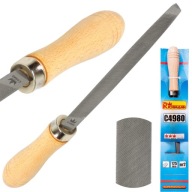 TROJUHOLNÍKOVÝ PILNÍK 125 mm Č. 2 S DREVENOU RÚČKOU NA KOV RICHMANN C