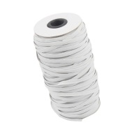 Gumička na masky, masky, 10 metrov Gumička, 5 mm, biela