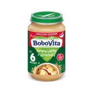 BoboVita banány a jablká s drobenkou 190 g