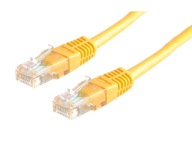 PatchCord UTP CAT 5e LAN LAN kábel 1m žltý