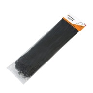 Sťahovacie pásky 3,6x300 mm čierne 100 ks