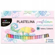 KIDEA SCHOOL Plastelína 24 PASTELOVÝCH FARIEB