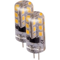2x G4 LED žiarovka 320lm 3,2W 12V DC HEAT SILICONE
