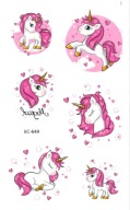 Umývateľné tetovanie pre deti UNICORN EC649