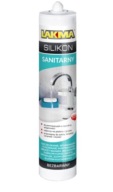 Sanitárny silikón Lakma, bezfarebný, 280 ml