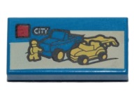 LEGO 3069bpb0387 1x2 TILE CITY BUGGY NOVINKA (1g)