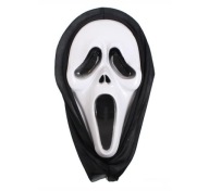 Maska SCREAM s kapucňou HALLOWEEN CARNEVAL scream