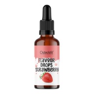 OstroVit Flavor Drops Strawberry Flavor 30 ml BEZ CUKRU