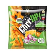 CRUNCH! Chrumkavý snack z pšeničného chleba s príchuťou cibule a syra, 50 g