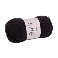 100g priadza 100% akryl YarnArt Elite black 30