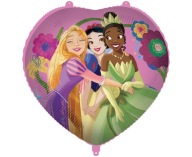 Disney Princezné srdce fóliový balónik 46 cm 1 ks.