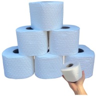 Biely toaletný papier 6 ks Biely dlhý 2w 24m