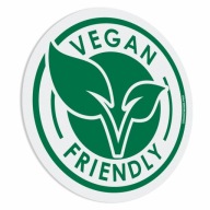 Vegan Friendly - nálepka 15x15