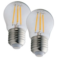 2x E27 LED žiarovka 100lm 1W TEPELNÁ GUĽA