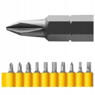 Sada magnetických bitov HOTO 10 ks, oceľ S2 25mm