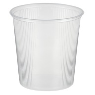 Bezfarebná okrúhla nádoba, priemer 101 mm, 500 ml, 100 ks.