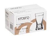 Poháre na vodku X 25 ml BASIC 6 kusov KROSNO