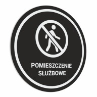 Servisná miestnosť - nálepka 15x15