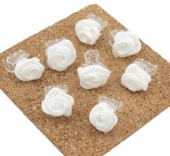 VLASOVÉ KRABKY ŽABKY, BIELE ROLE, 8 KS, 1,5 cm, KOMUNIÓN