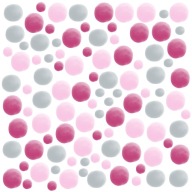 DOTS samolepky na stenu 106 ks. 50x50cm KP2