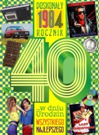 Karta k 40. narodeninám pre tých, ktorí sa narodili v roku 1984, extra darček k 40. narodeninám V106