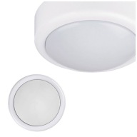 Biele okrúhle LED nábytkové svietidlo 0,3W PUSH LIGHT