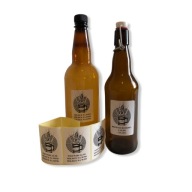 ETIKETY nálepky DOMÁCE PIVO, individuálny nápis