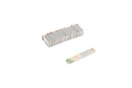 Neodymový tanierový magnet MPŁ 40x12x1 N38 s lepidlom 3M, sada 5 kusov