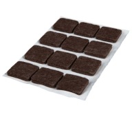 Plstené podložky pod nábytok, plsť 27x27