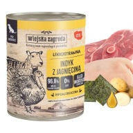 COUNTRY FARM Mokré krmivo pre psov Morčacie jahňacie 800g