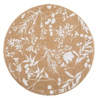 Stolová podložka z prírodnej juty, okrúhla, Altom Design Łąka, 38 cm