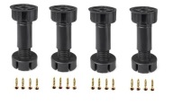 4x NASTAVITEĽNÁ NOHA KUCHYNSKÉHO NÁBYTKU H-100 300KG