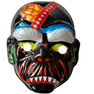 SUPER maska ​​MONSTER BLACK DEVIL PVC PM070