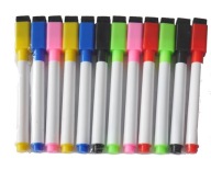 Za sucha stierateľné fixky na biele tabule, mix farieb, 12 ks