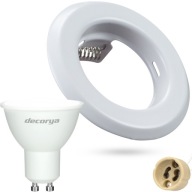 STROPNÉ OSVETLENIE CHROM STRIEBORNÝ KOV + ZÁSUVKA + ŽIAROVKA GU10