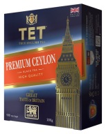 TET PREMIUM CEYLON BLACK TEA 100 sáčkov